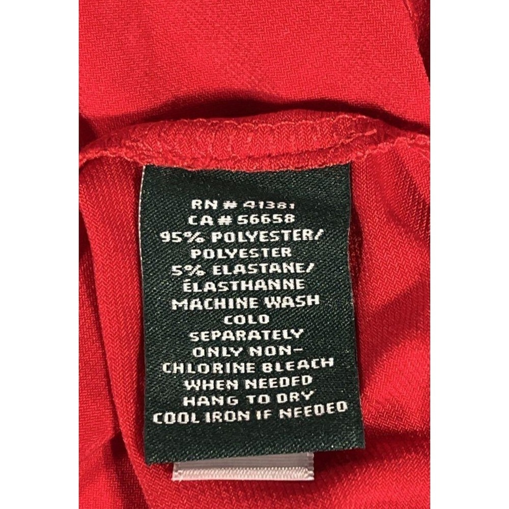 Lauren Ralph Lauren Women's Red Dress NWT SZ 4 - Picture 4 of 4